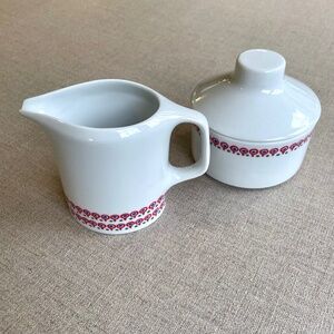 MCM Sugar and Creamer Set (Hutschenreuther, Made in Germany)